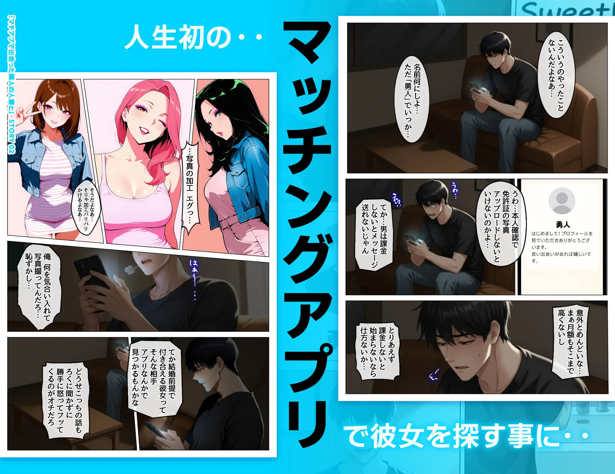 マッチングアプリで出会ったむちむち美女が、まさかの隣人で人妻だった件 画像2