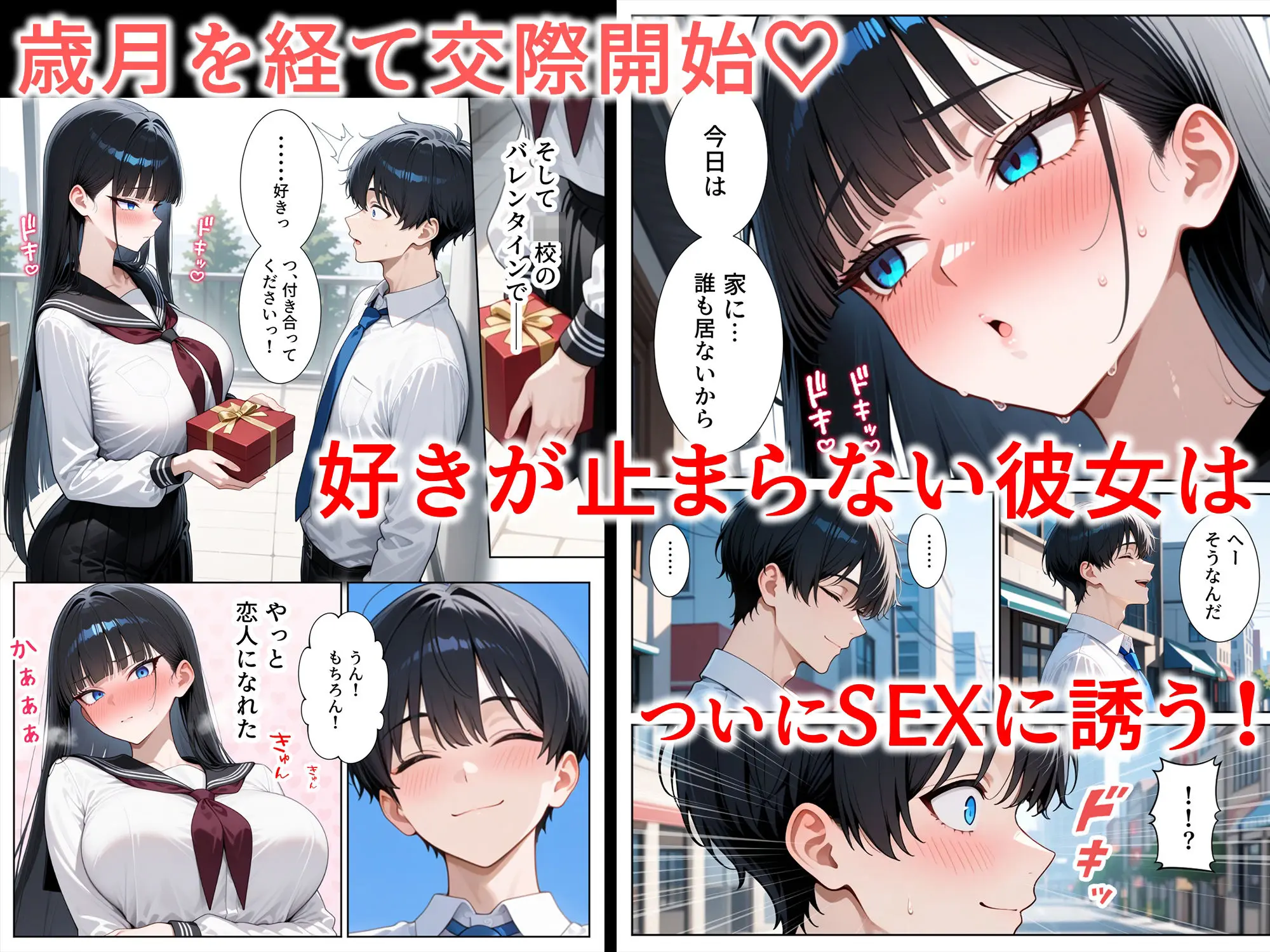 口下手なJ◯彼女の発情セックス 画像3