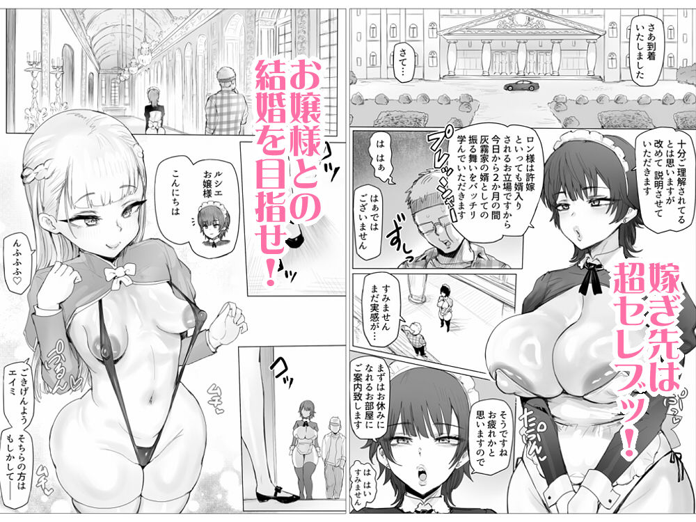 メイドで生ハメ練習したらお嬢様のコキ穴を攻略だ！ 画像2