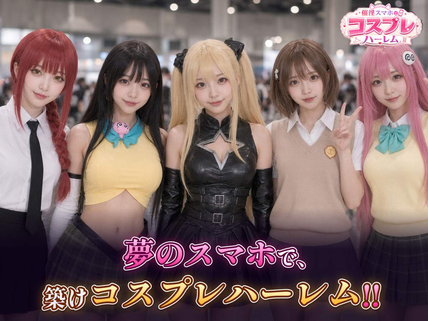 催淫スマホでコスプレハーレム 画像10