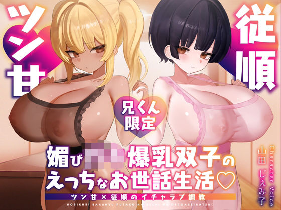【兄くん限定】媚び〇キ爆乳双子のえっちなお世話生活（はーと） ツン甘×従順のイチャラブ調教【KU100】